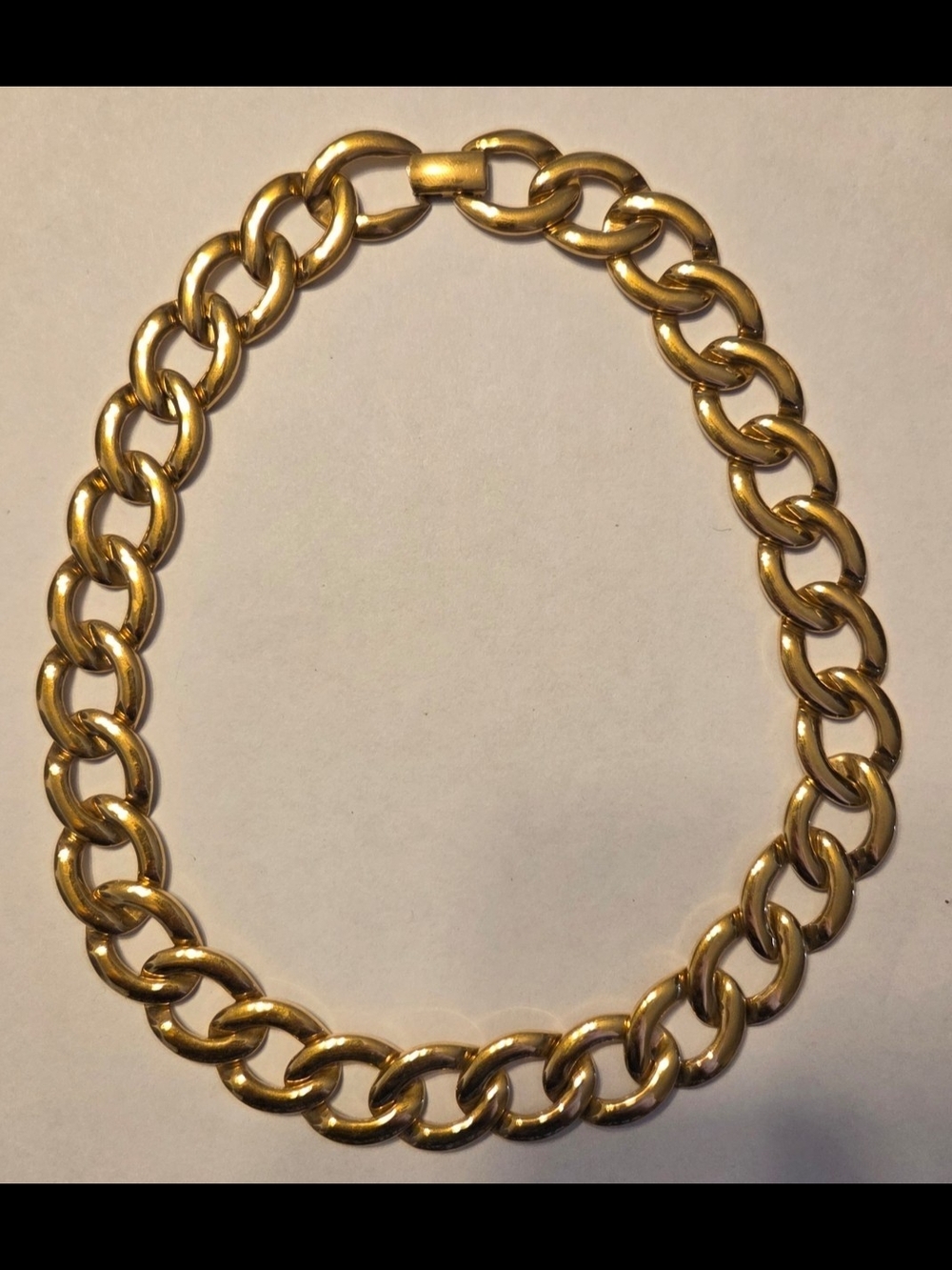 Vintage Napier Chunky Link Necklace - Picture 2 of 4